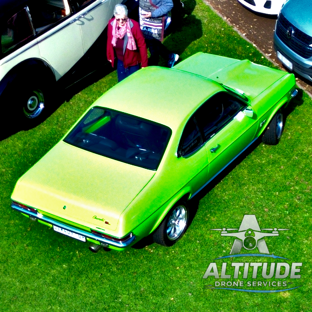 Classic Car — Green Coupe